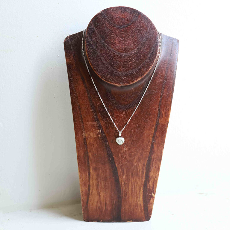 Pendentif Oeil de Ste-Lucie - Coeur
