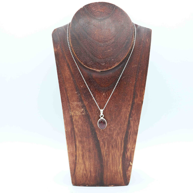 Pendentif Tourmaline rose - Simple