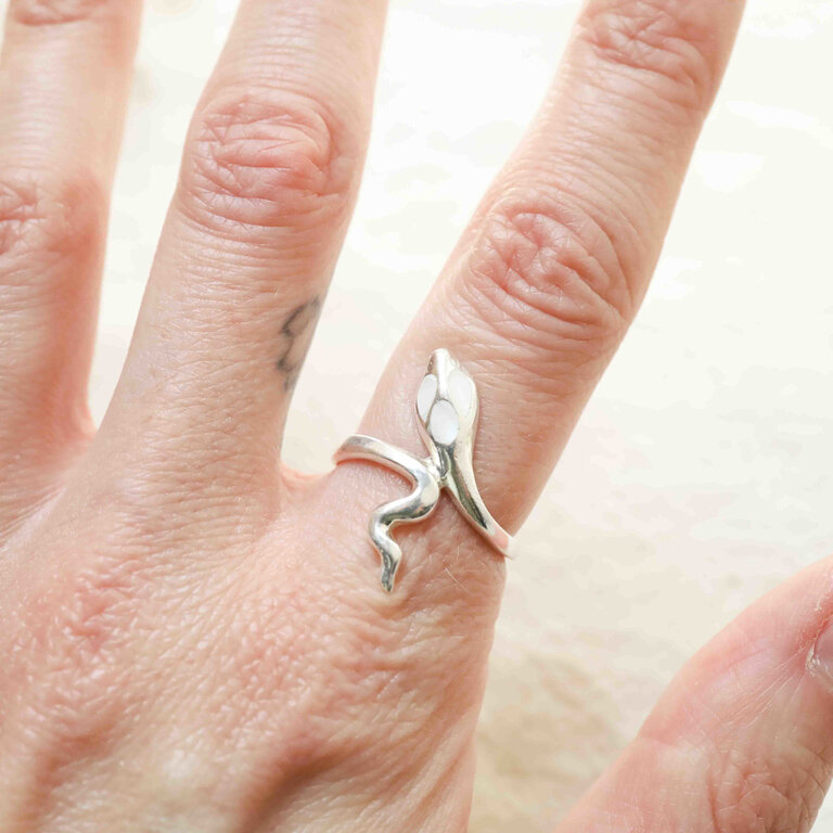 Bague Nacre de perle - Anguis