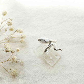 Bague Nacre de perle - Anguis