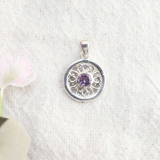 Pendentif Améthyste - Zinnia