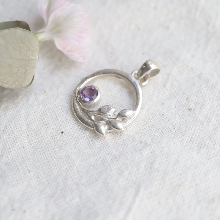 Amethyst Pendant - Botanica