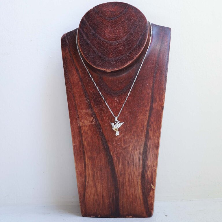 Pendentif Citrine - Colibri