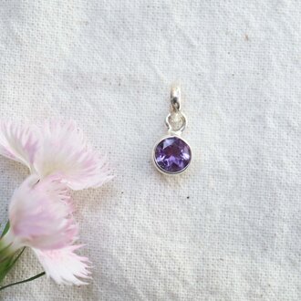 Pendentif Améthyste - Facetté