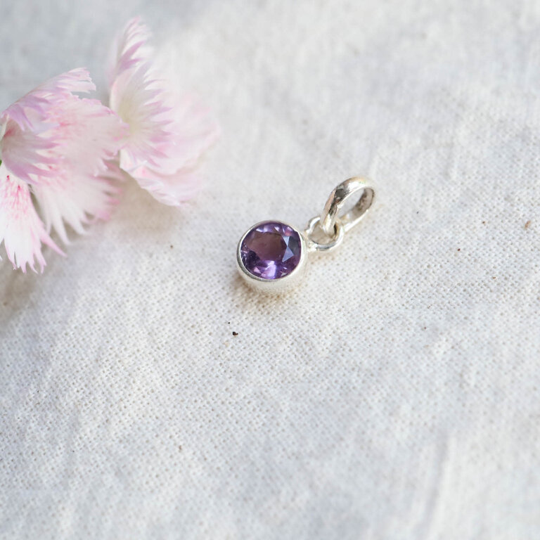 Pendentif Améthyste - Facetté