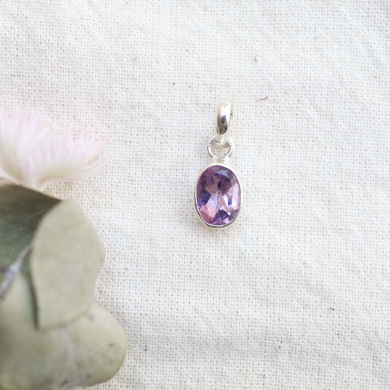 Pendentif Améthyste - Facetté