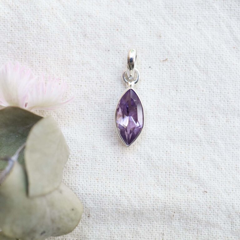 Pendentif Améthyste - Facetté