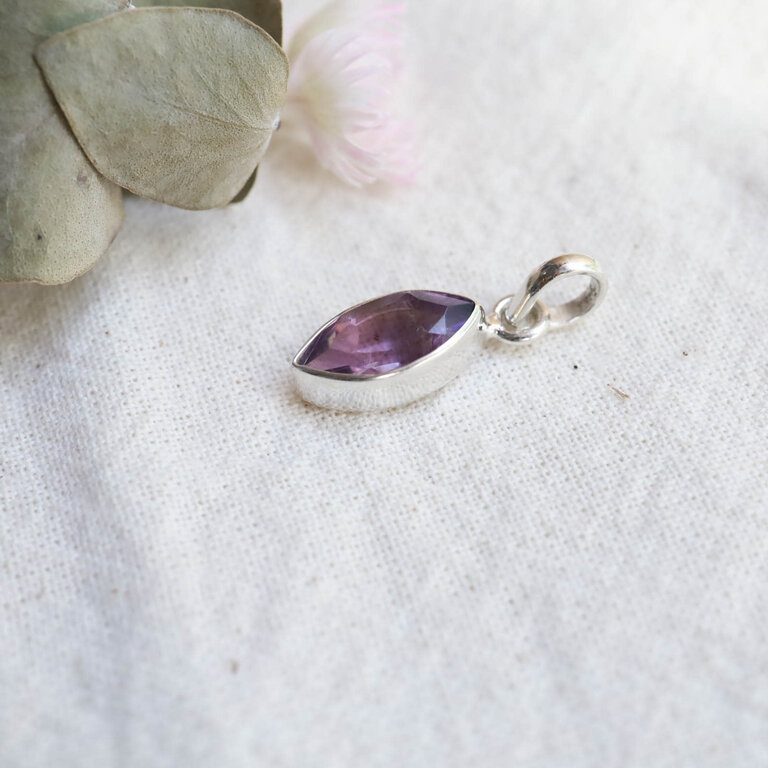 Pendentif Améthyste - Facetté