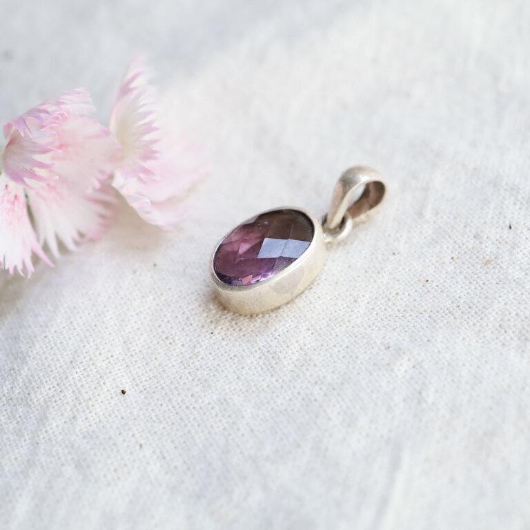 Pendentif Améthyste - Ovale