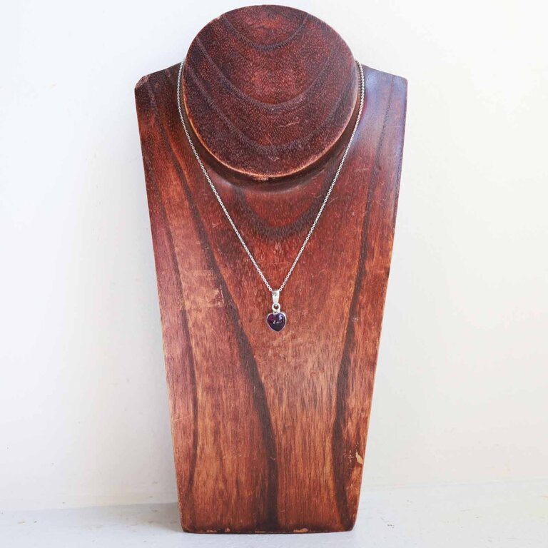 Amethyst Pendant - Coeur