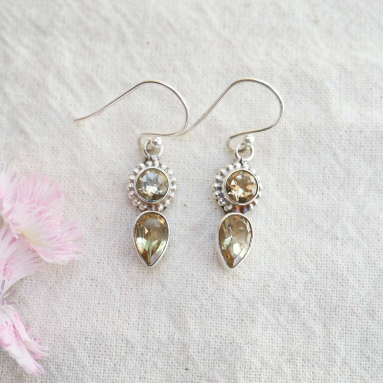 Citrine Earrings - Santolina