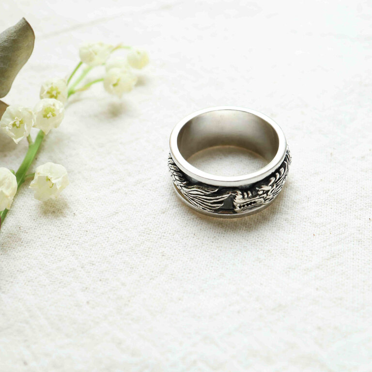 Silver Ring - Dragon
