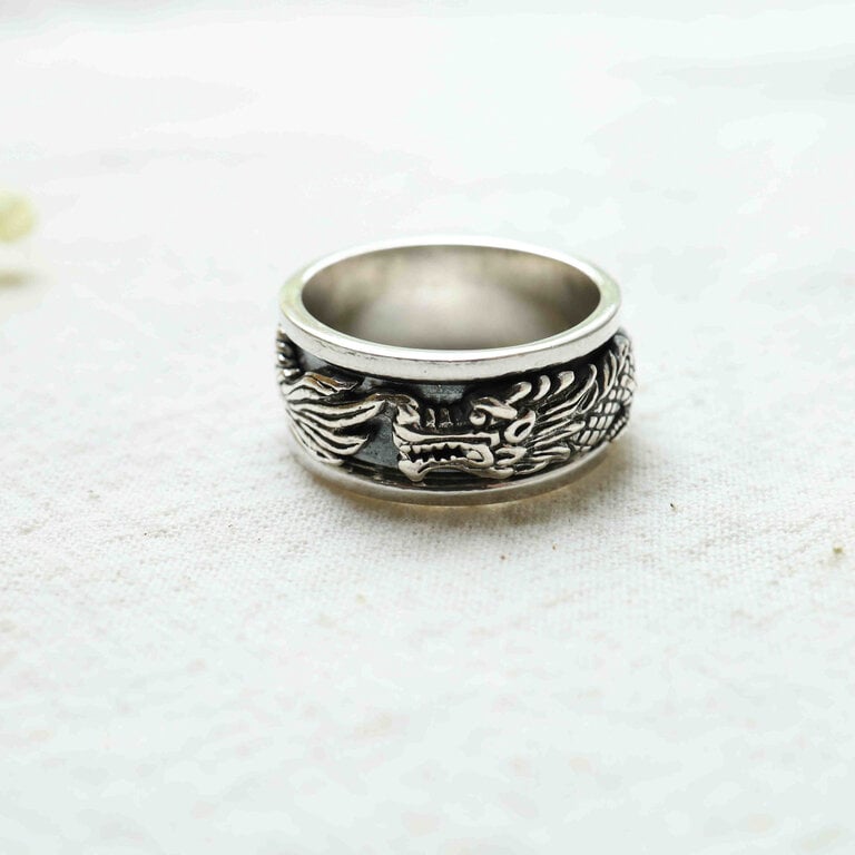 Silver Ring - Dragon