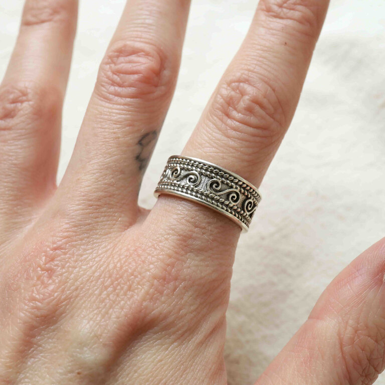 Bague argent - Éole