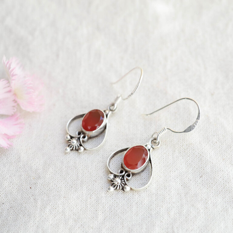 Carnelian Earrings - Vénus