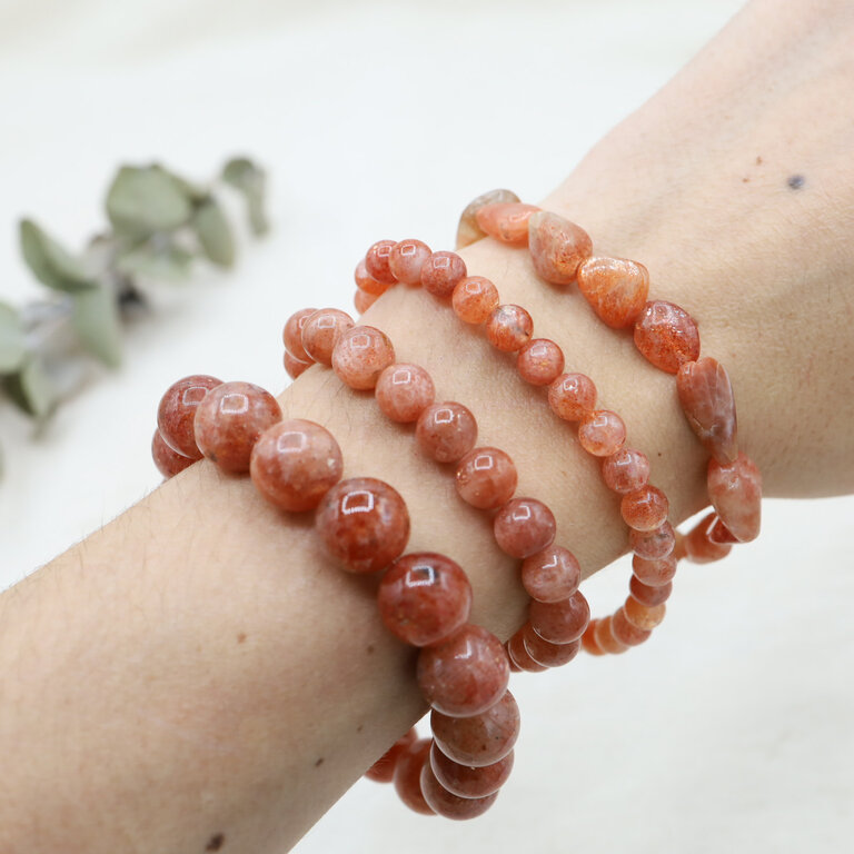 Sunstone bracelet - Beads