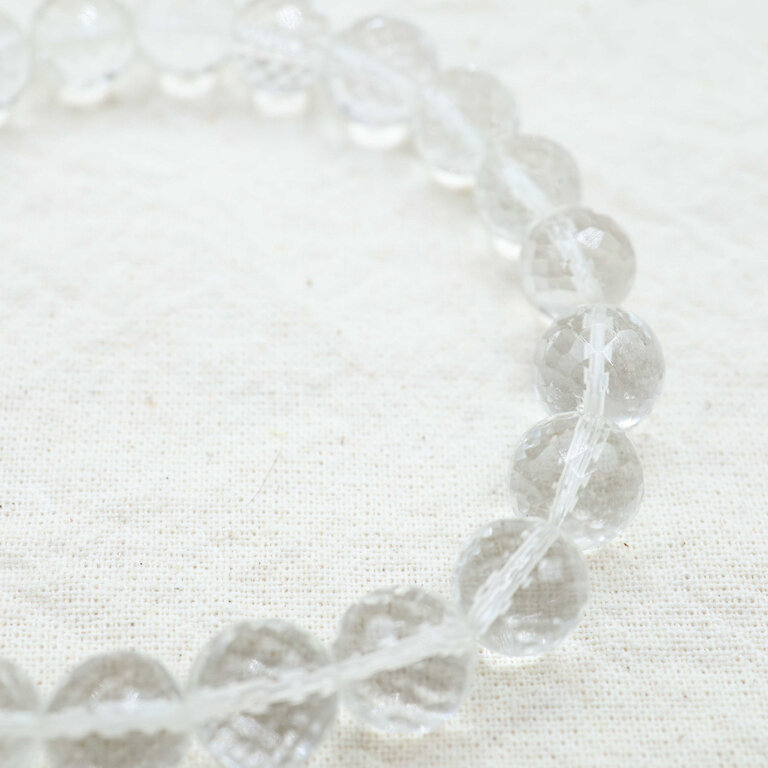 Clear Quartz Bracelet - Beads