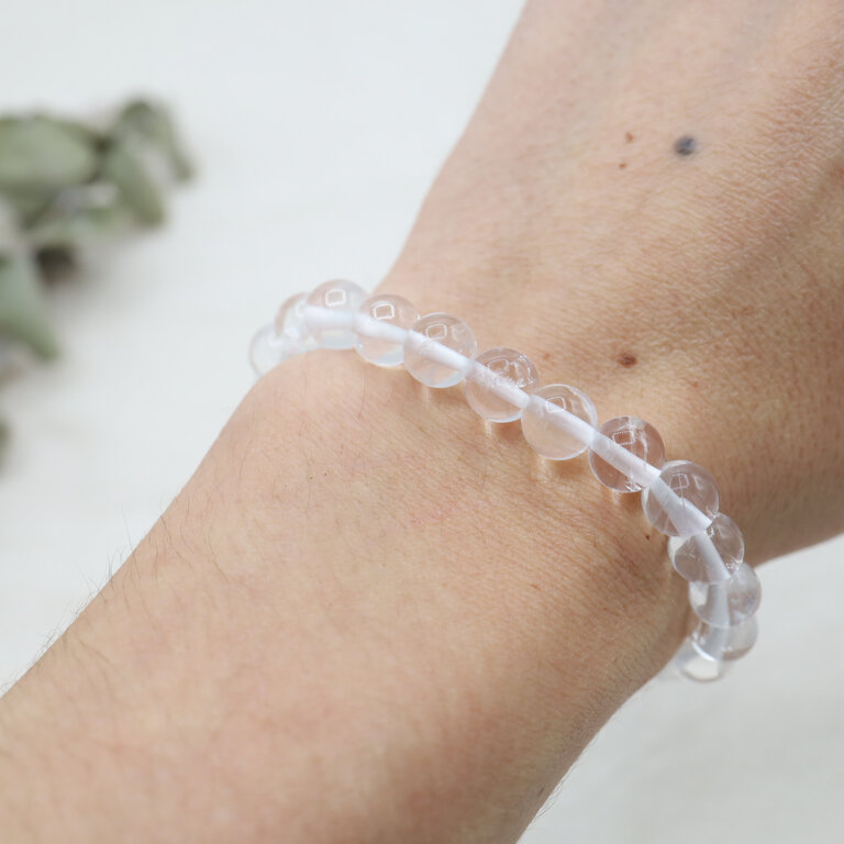 Clear Quartz Bracelet - Beads