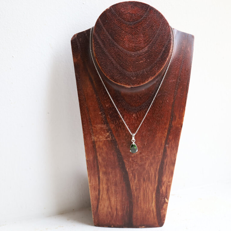 Pendentif Tourmaline verte - Goutte
