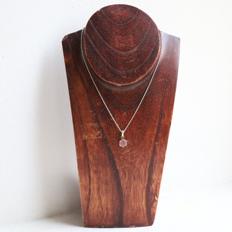 Watermelon Tourmaline Pendant - Délicat