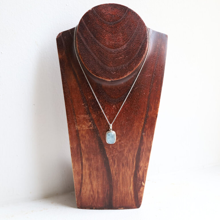 Aquamarine Pendant - Hortensia small