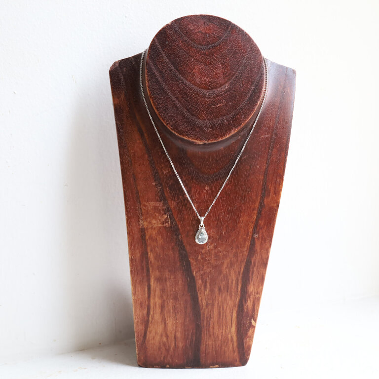 Aquamarine Pendant - Goutte
