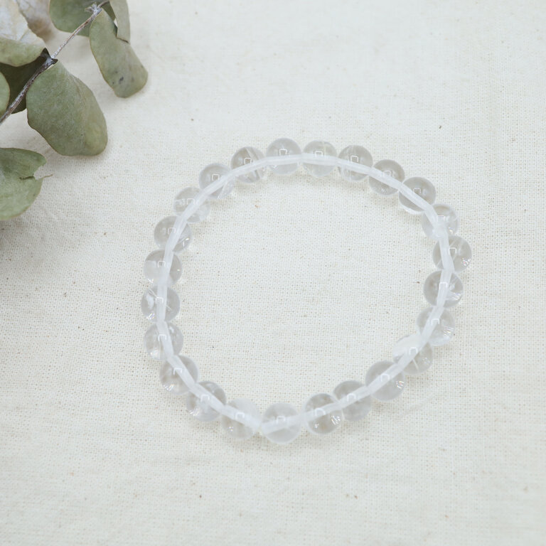 Clear Quartz Bracelet - Beads