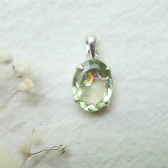 Heliodor Pendant - Oval