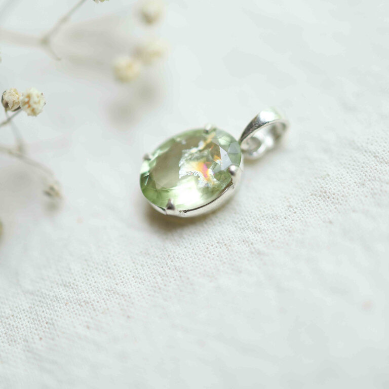 Heliodor Pendant - Oval