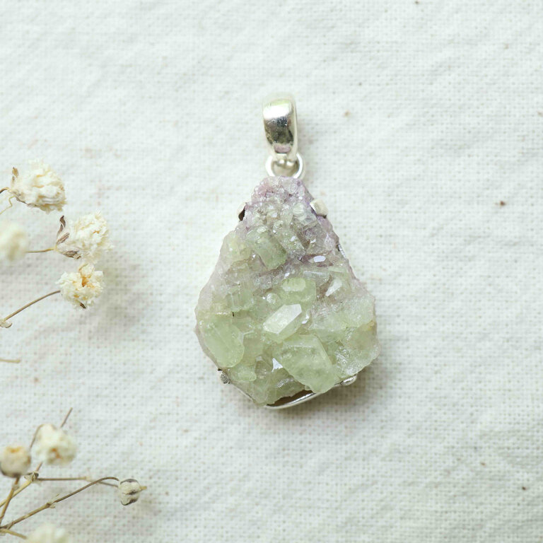 Pendentif Vésuvianite - Brut
