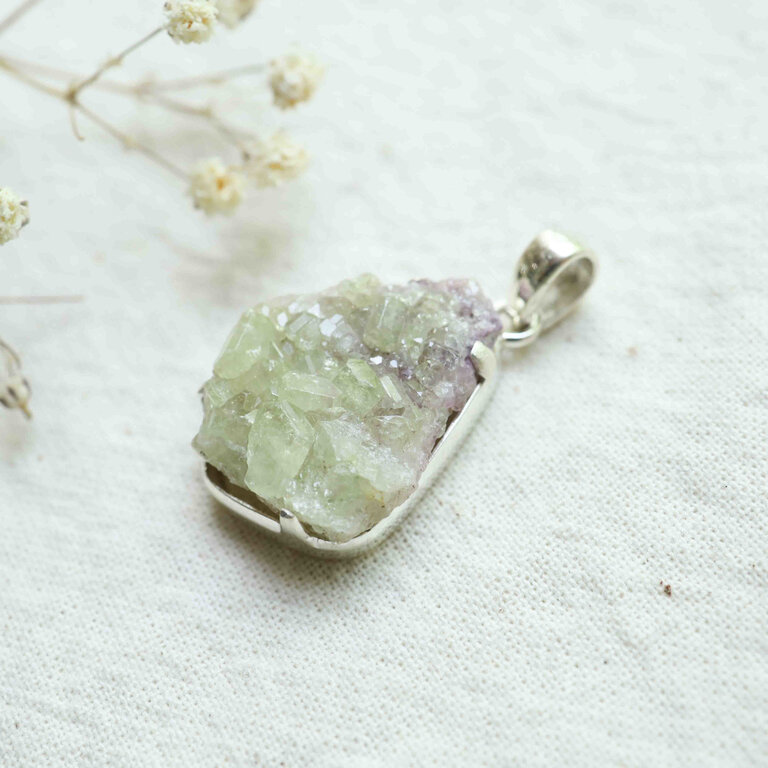 Vesuvianite Pendant - Brut