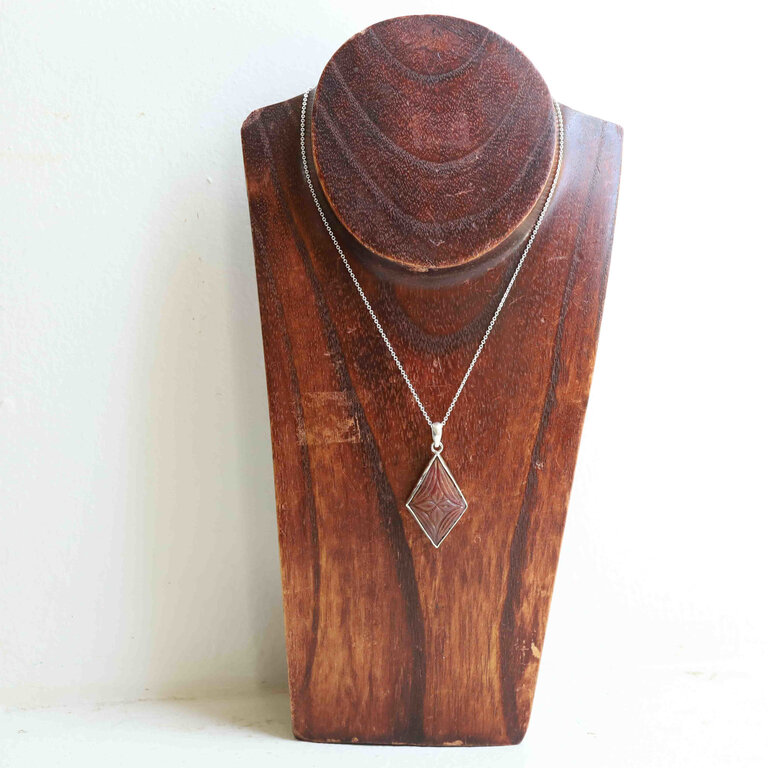Pendentif Rubis - Losange