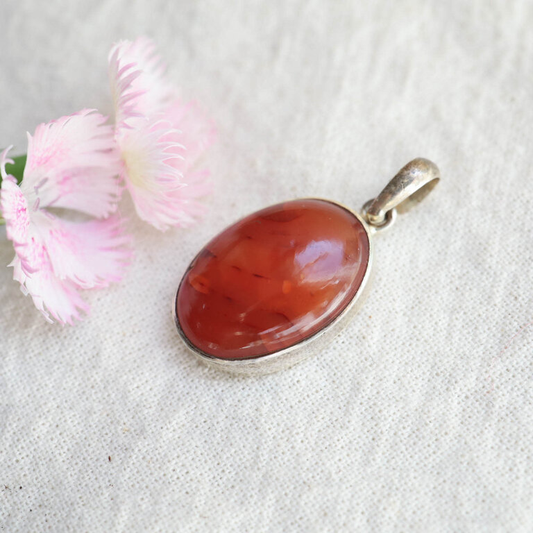 Carnelian Pendant - Simple