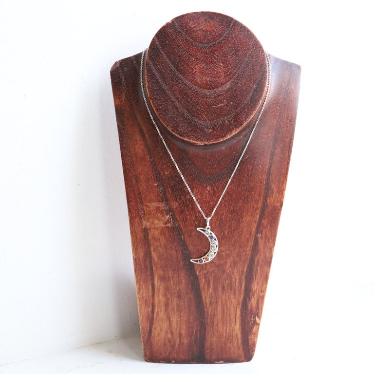 Mix stones pendant - Lune