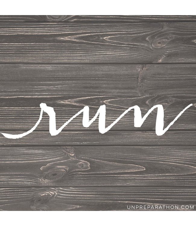 RUN Vinyl Decal