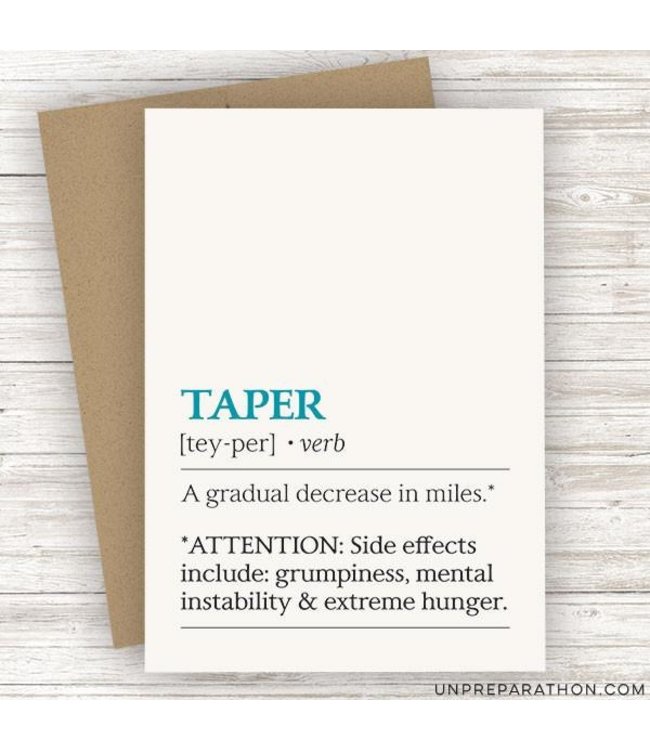 Taper Greeting Card