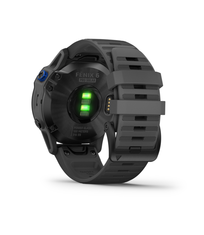 Fenix 6 PRO-Solar Black with Slate Gray Band