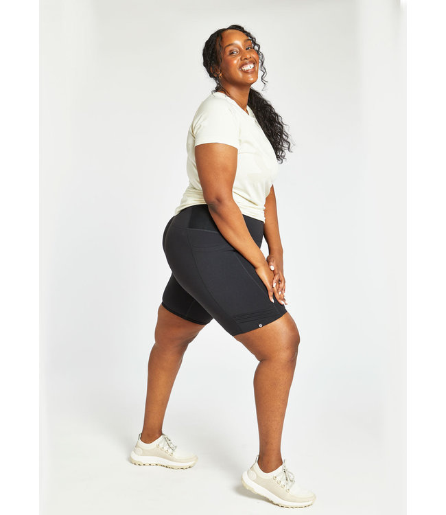 Women's Long Pocket Jogger Shorts