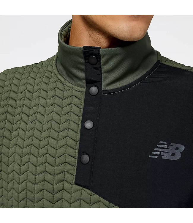 Men's NB Heatloft 1/4 Button Snap Top