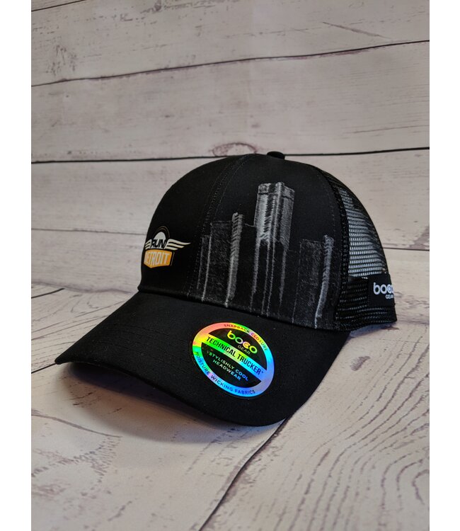 RUNdetroit Technical Trucker Hat City
