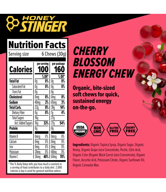 Honey Stinger energy chews