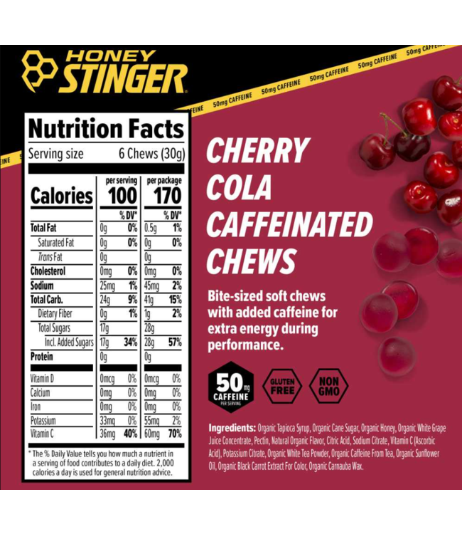 Honey Stinger energy chews