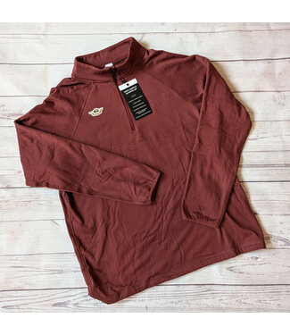 RUNdetroit RUNdetroit Mens Waffle Quarter Zip