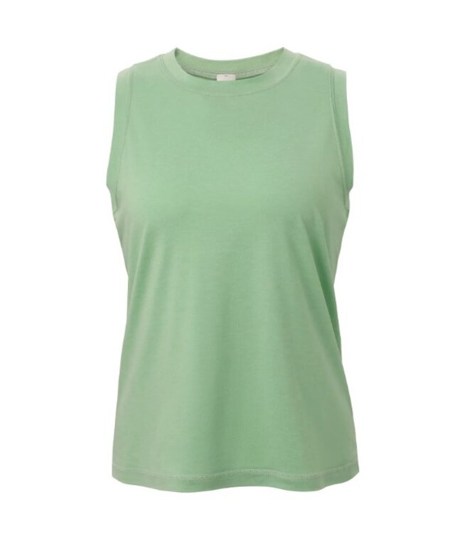 Womens High Neck Crop Performance Tech Tank Top