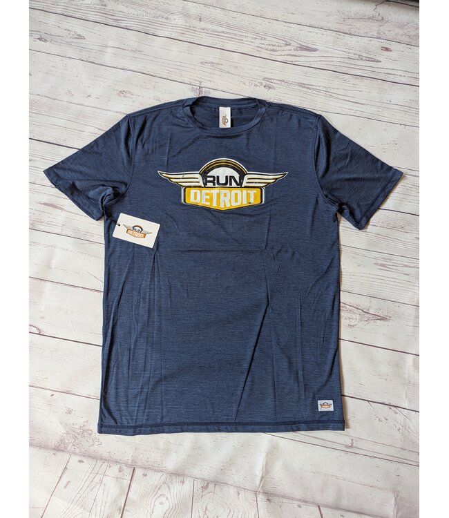 RUNdetroit Mens LuxDry Short Sleeve
