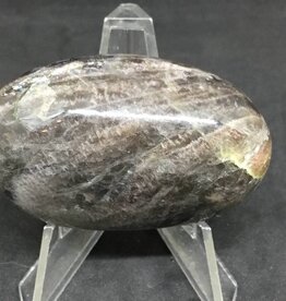 Black Moonstone Palm Stone