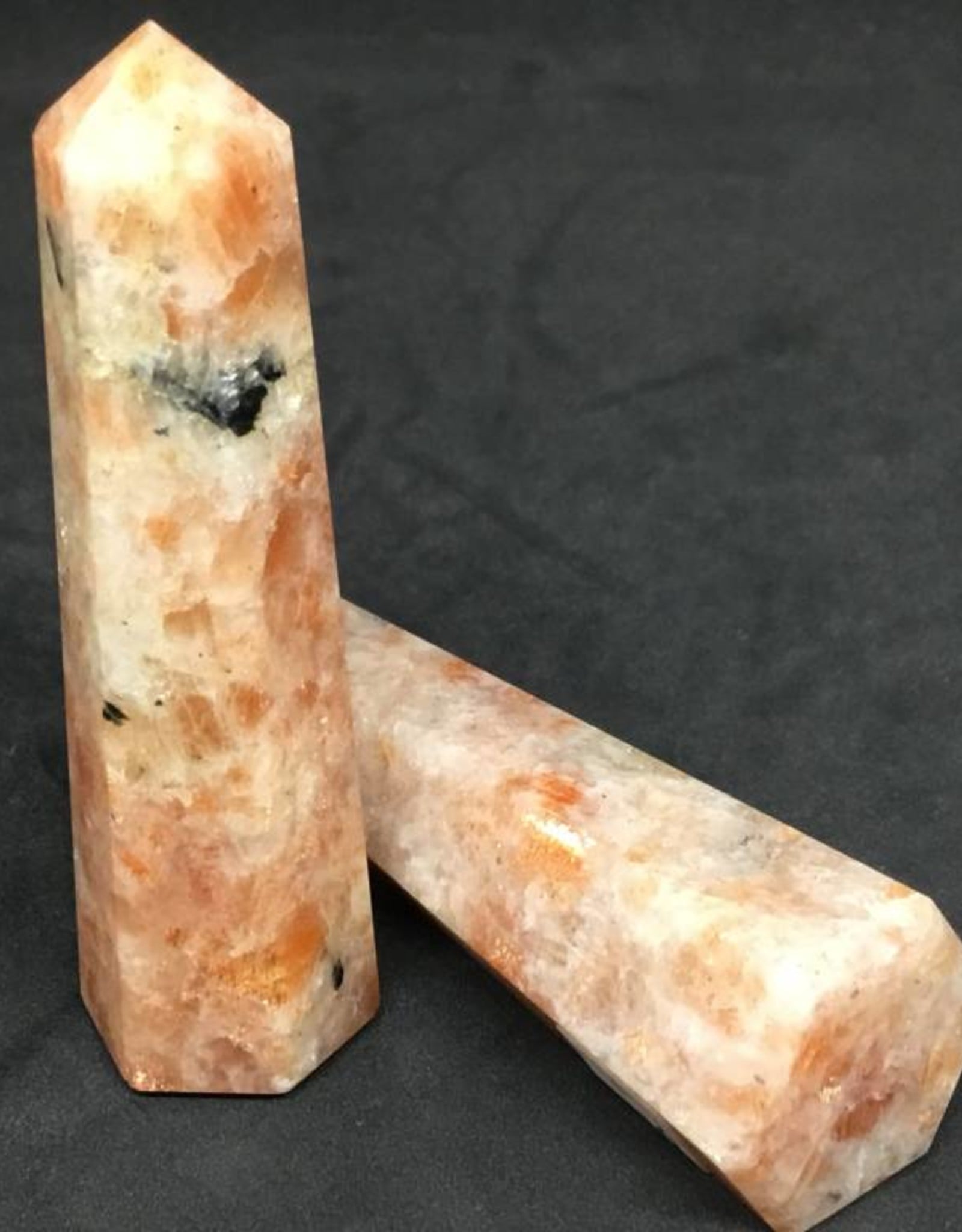 Natural Sunstone Polished Point