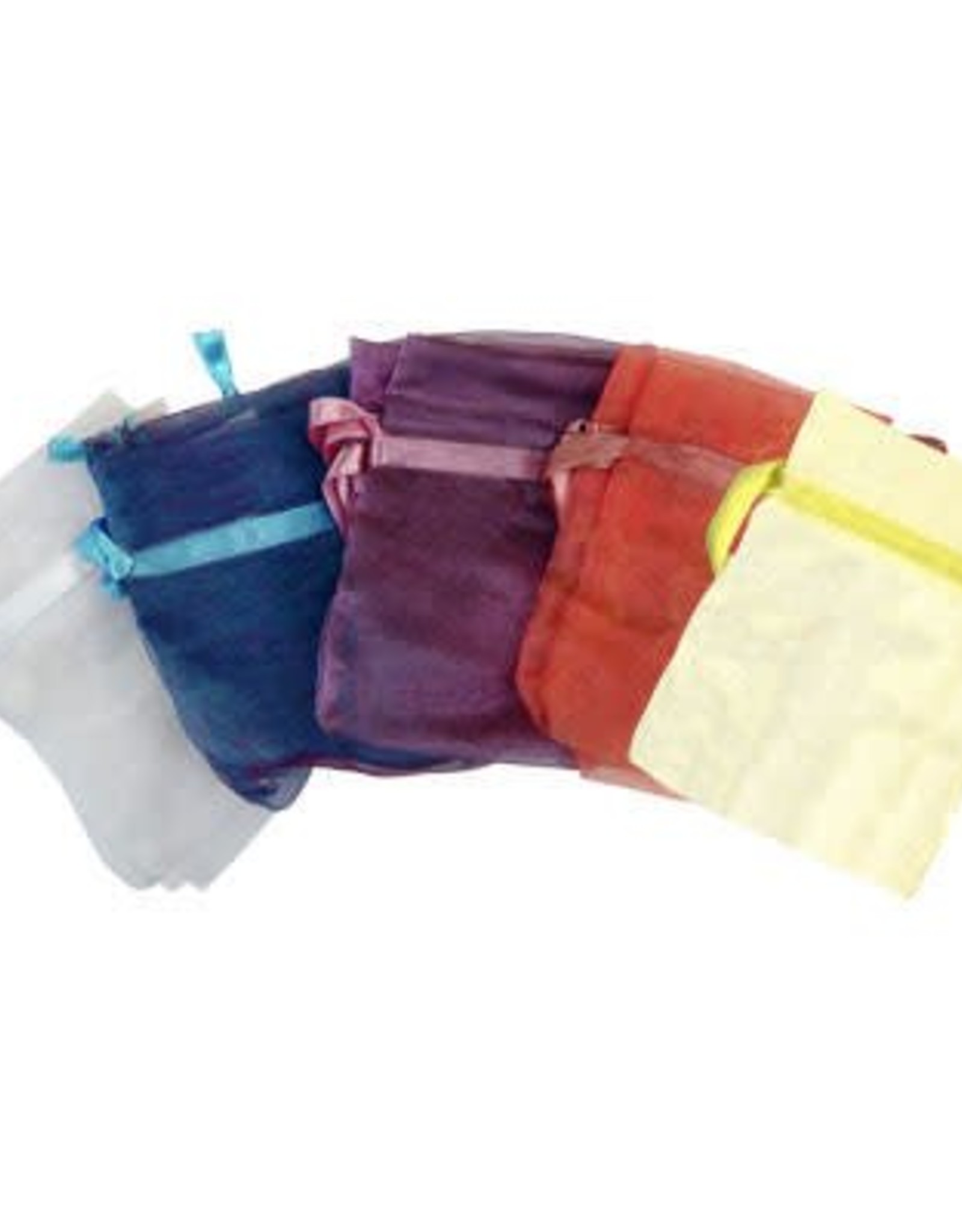 Sheer Organza Gemstone Bag 2 x 3