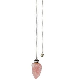 Gemstone - Pendulum - Rough Rose Quartz