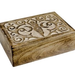 Kheops International Goddess - Carved Wood Box (5X7)